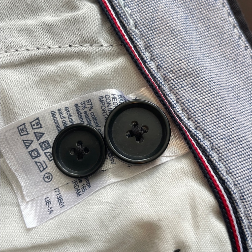 Tommy Hilfiger Men's Dark Gray Chinos - Picture 5 of 7